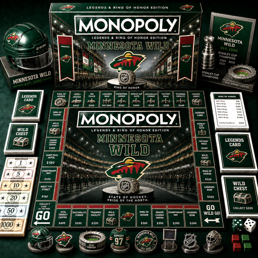 Premium NHL MW Legends & Ring Monopoly Collector’s Edition Board Game V9