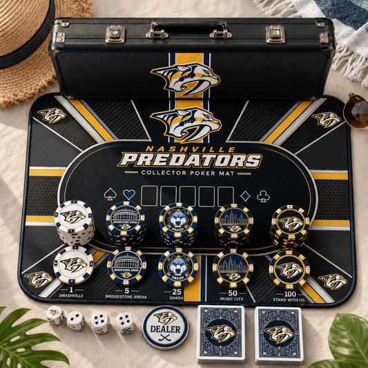 Premium NHL NAS Luxury Collector Poker Set