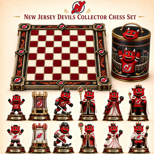 Premium NHL NJD Collector Chess Set