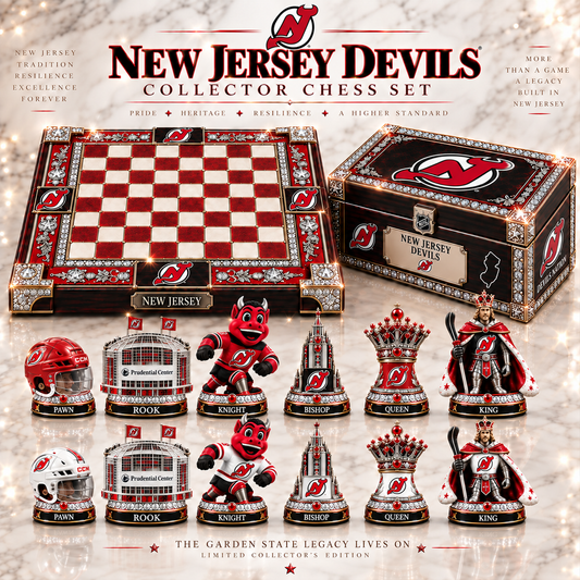 Premium NHL NJD Heritage Collector Chess Set V2