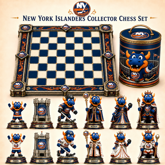 Premium NHL NYI Collector Chess Set