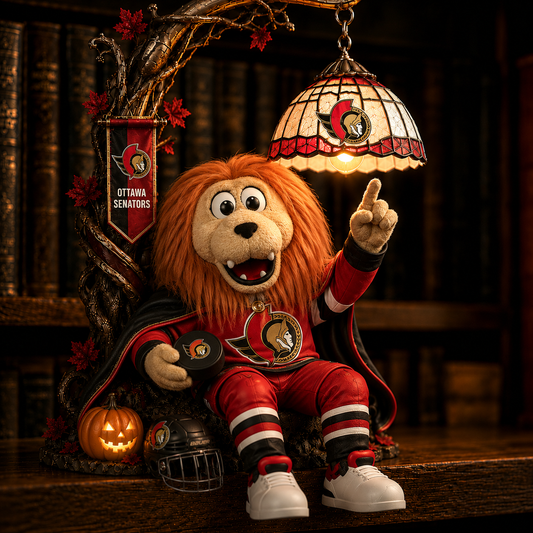 Premium NHL OS Halloween Bookshelf Figurines Lamp