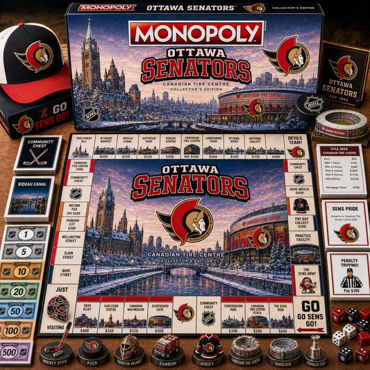 Premium NHL OTT Legacy Monopoly Collector Edition Board Game V2 NMD 150826 TTV