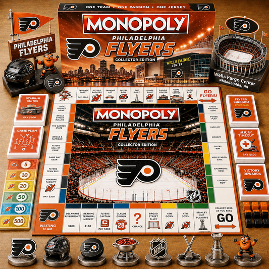 Premium NHL PF Game Night Monopoly Collector Edition Board Game V5