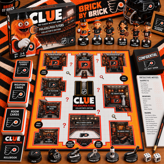 Premium NHL PHI Clue Collector’s Edition Board Game