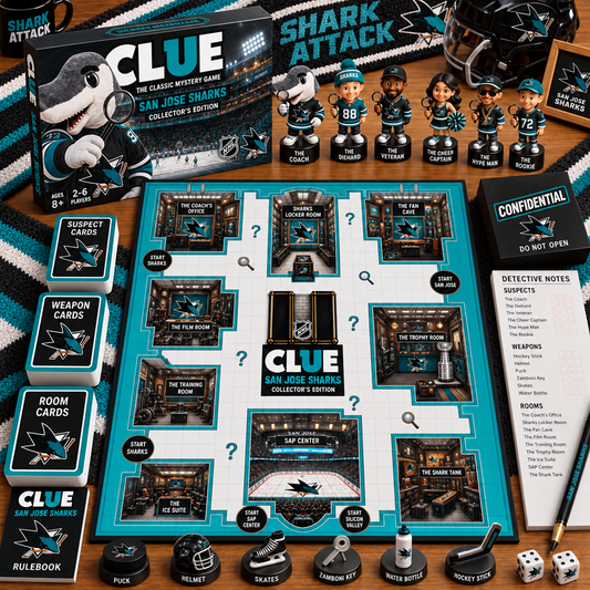 Premium NHL SAN Clue Collector’s Edition Board Game