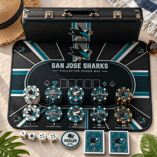 Premium NHL SAN Luxury Collector Poker Set