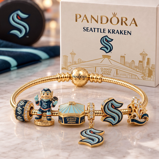 Premium NHL SEA Heritage Gold Charm Bracelet Set V3