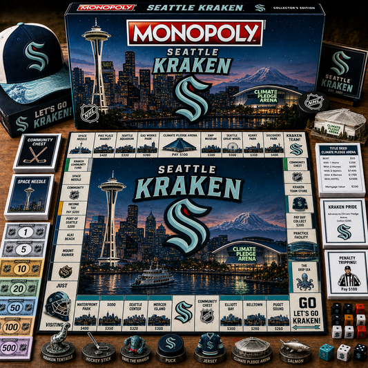 Premium NHL SEA Legacy Monopoly Collector Edition Board Game V2 NMD 150826 TTV