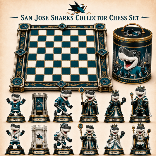 Premium NHL SJS Collector Chess Set