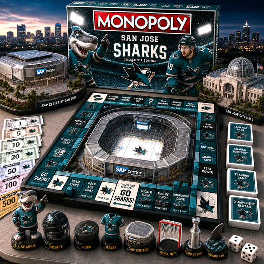 Premium NHL SJS Pride Monopoly Collector’s Edition V11