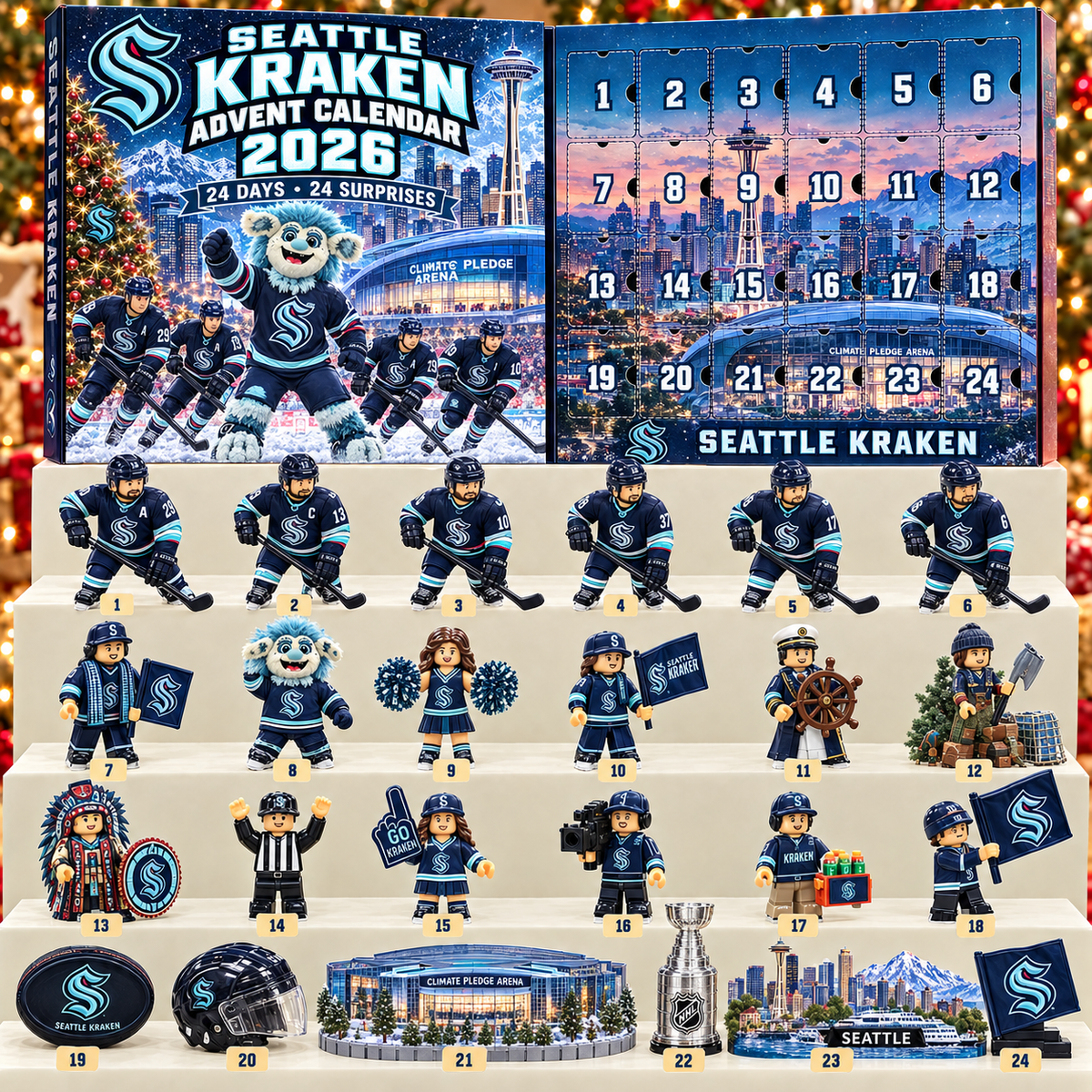 Premium NHL SK 24-Piece Hockey Collectible Advent Calendar V2