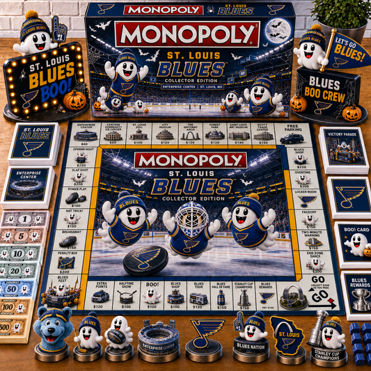 Premium NHL SLB Halloween Ghost Monopoly Collector’s Edition Board Game V6