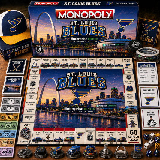 Premium NHL STL Legacy Monopoly Collector Edition Board Game V2 NMD 150826 TTV