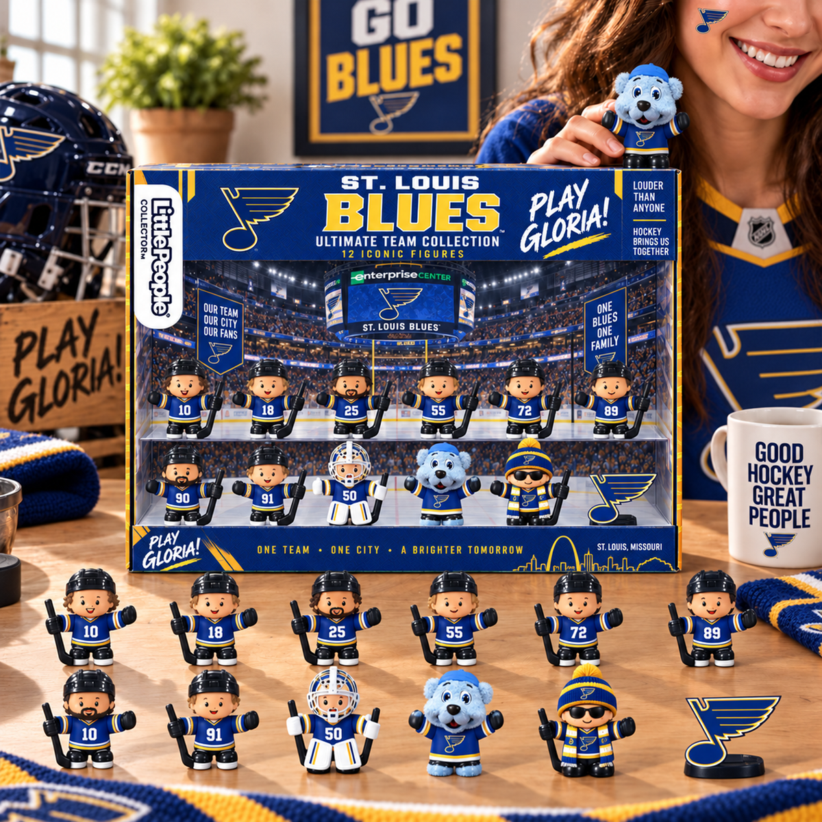 Premium NHL STL Littel People Collector Set