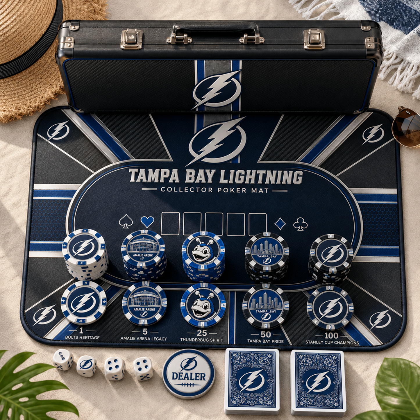 Premium NHL TAM Luxury Collector Poker Set
