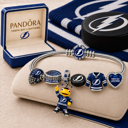 Premium NHL TBL Gold Charm Bracelet Set