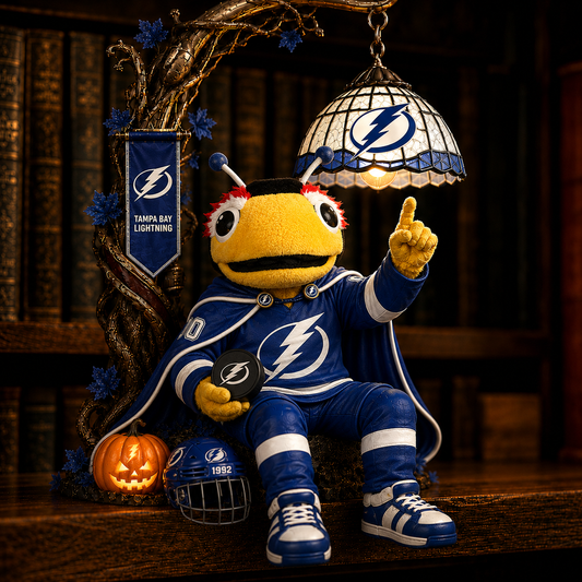 Premium NHL TBL Halloween Bookshelf Figurines Lamp