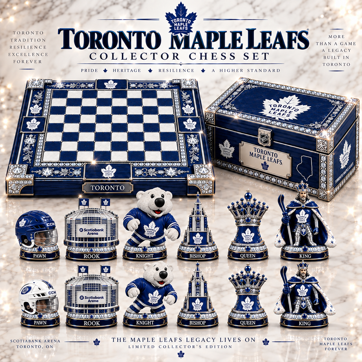Premium NHL TML Heritage Collector Chess Set V2