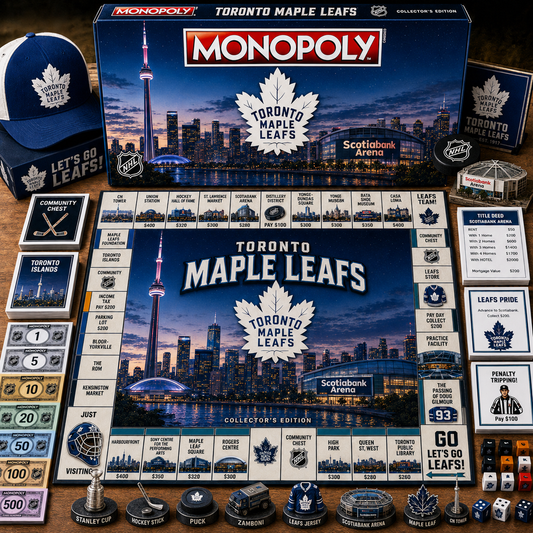 Premium NHL TOR Legacy Monopoly Collector Edition Board Game V2 NMD 150826 TTV