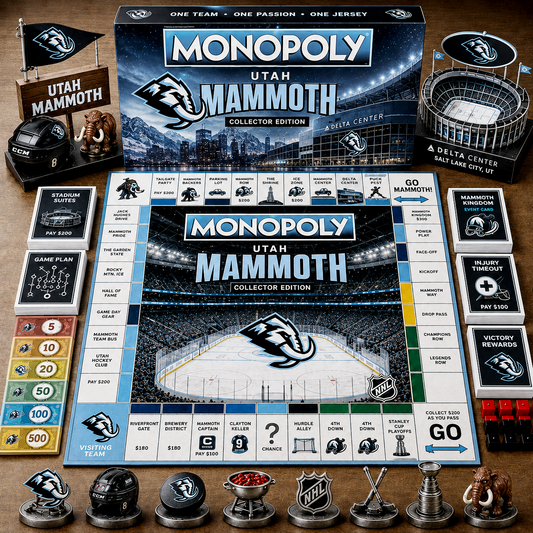 Premium NHL UM Game Night Monopoly Collector Edition Board Game V5