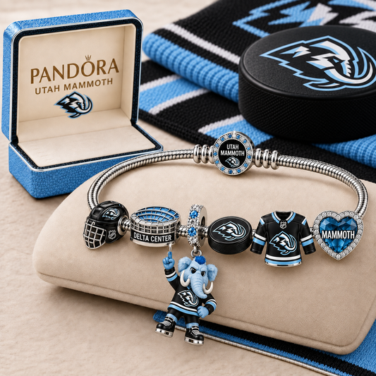 Premium NHL UM Gold Charm Bracelet Set