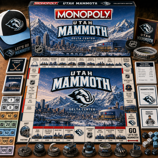 Premium NHL UTA Legacy Monopoly Collector Edition Board Game V2 NMD 150826 TTV