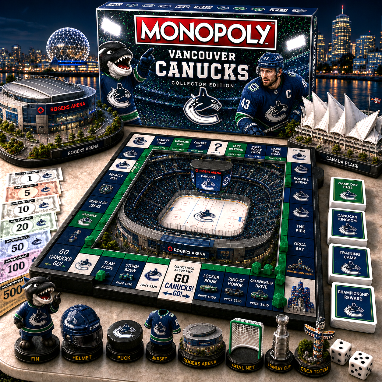 Premium NHL VC Pride Monopoly Collector’s Edition V11