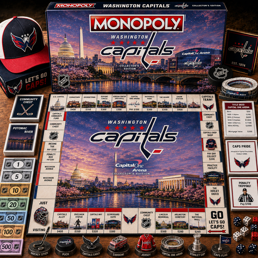 Premium NHL WAS Legacy Monopoly Collector Edition Board Game V2 NMD 150826 TTV