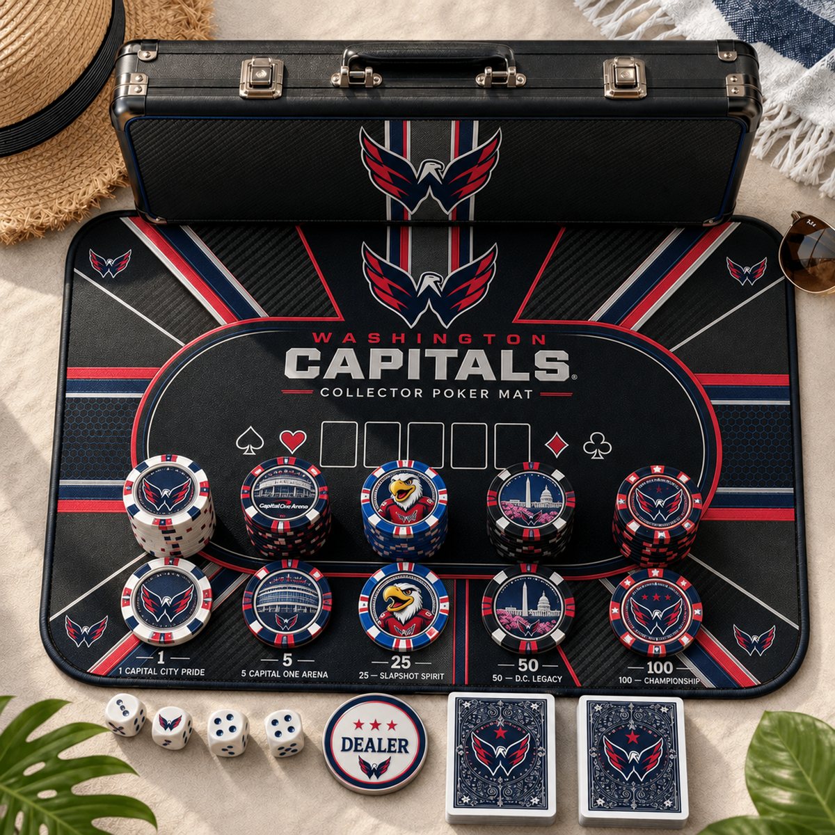 Premium NHL WAS Luxury Collector Poker Set