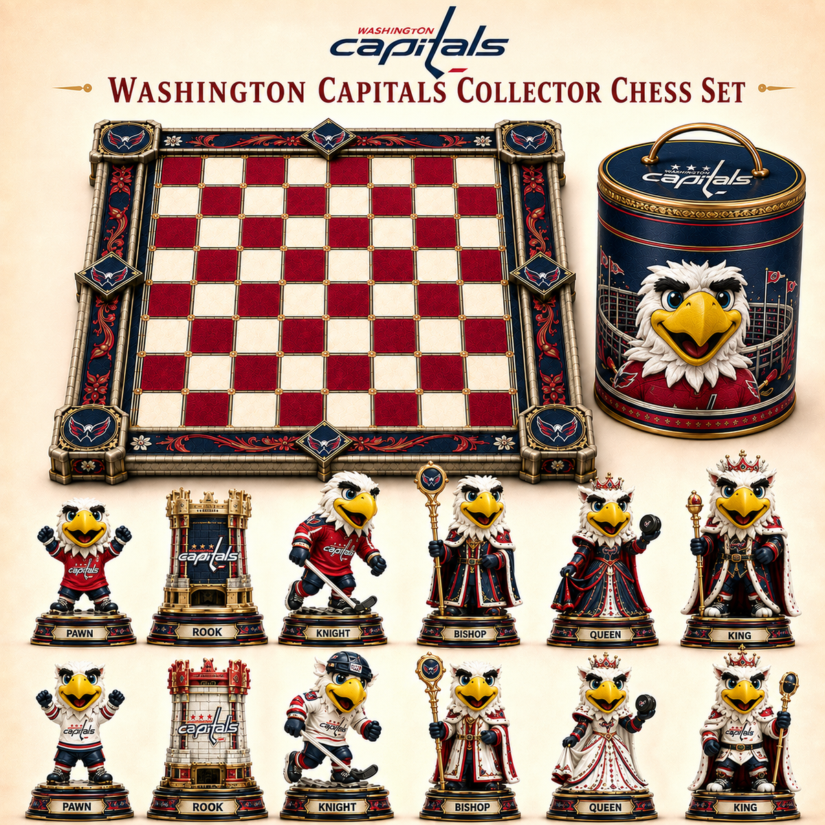 Premium NHL WC Collector Chess Set