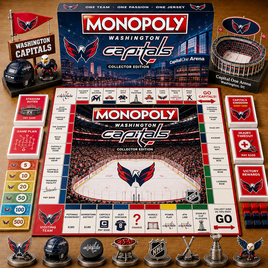 Premium NHL WC Game Night Monopoly Collector Edition Board Game V5