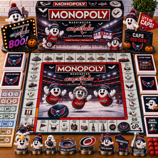 Premium NHL WC Halloween Ghost Monopoly Collector’s Edition Board Game V6