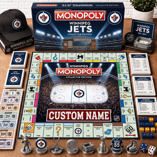 Premium NHL WIN Collector’s Edition Board Game Custom name