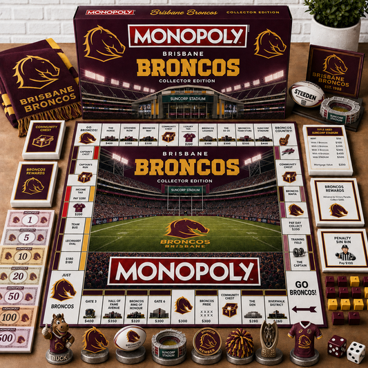 Premium NRL BB Monopoly Collector Edition Board Game