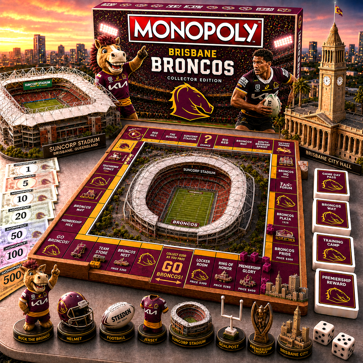 Premium NRL BB Pride Monopoly Collector’s Edition V11