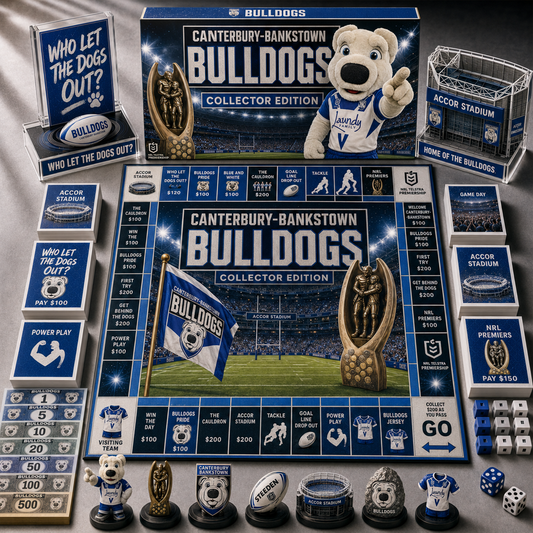 Premium NRL CBB Hall of Fame Monopoly Collector’s Edition Board Game V12