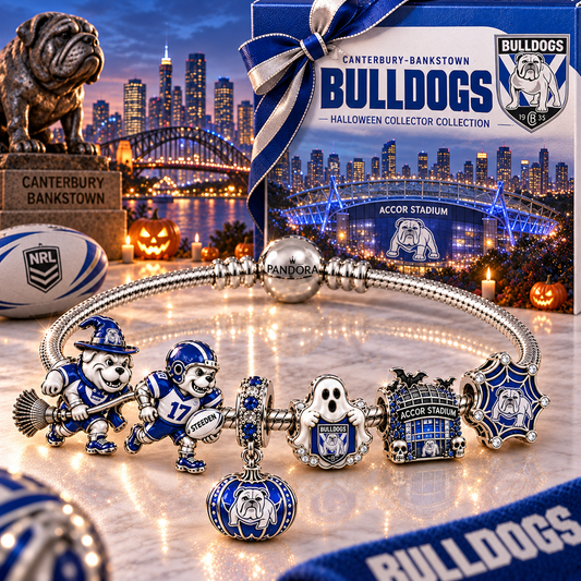 Premium NRL CBB Halloween Gold Charm Bracelet Set V4