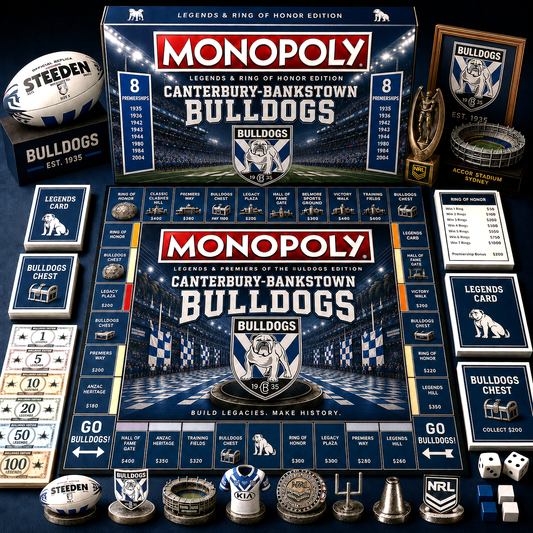 Premium NRL CBB Legends & Ring Monopoly Collector’s Edition Board Game V9