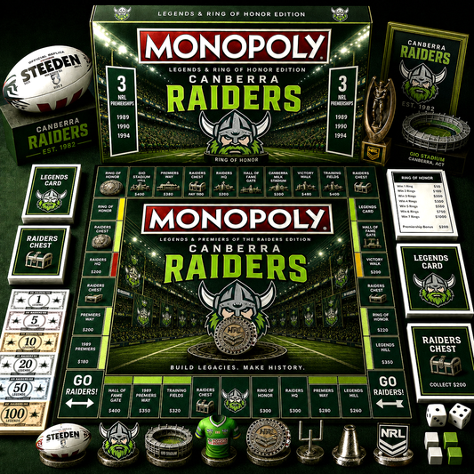Premium NRL CR Legends & Ring Monopoly Collector’s Edition Board Game V9