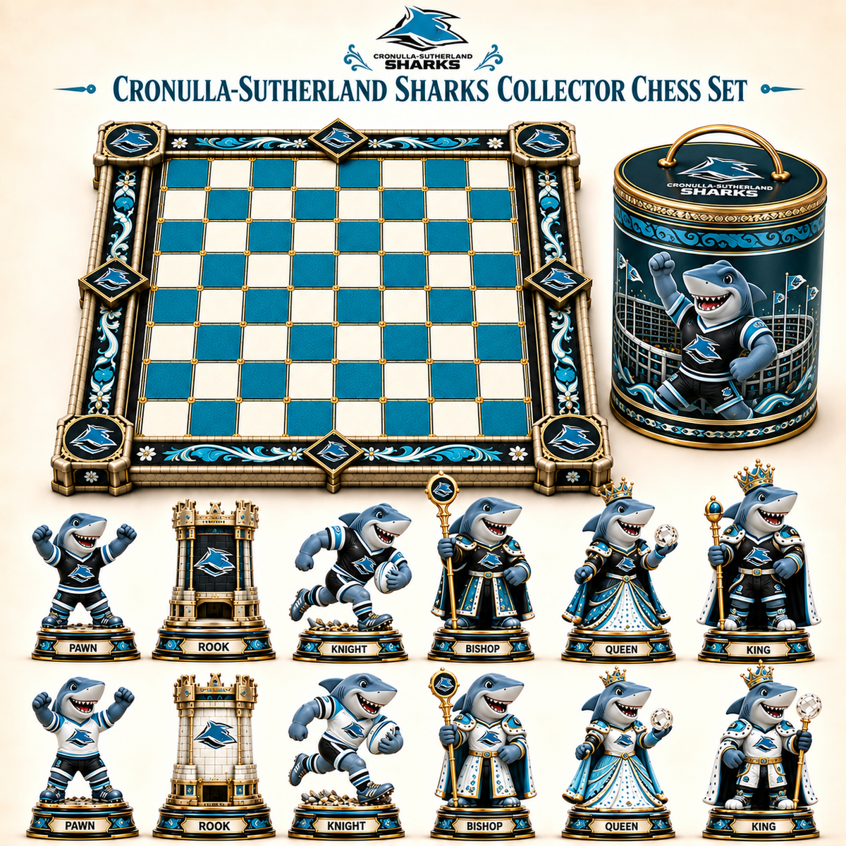 Premium NRL CSS Collector Chess Set