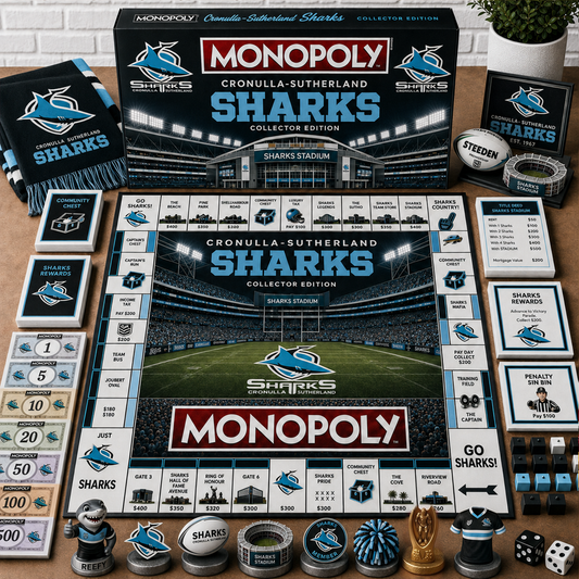 Premium NRL CSS Monopoly Collector Edition Board Game