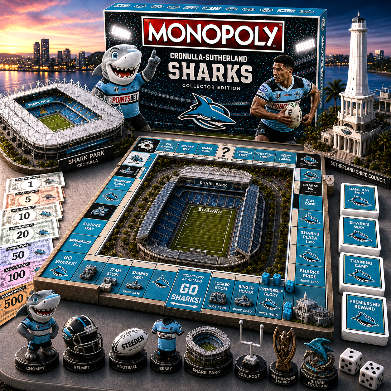Premium NRL CSS Pride Monopoly Collector’s Edition V11