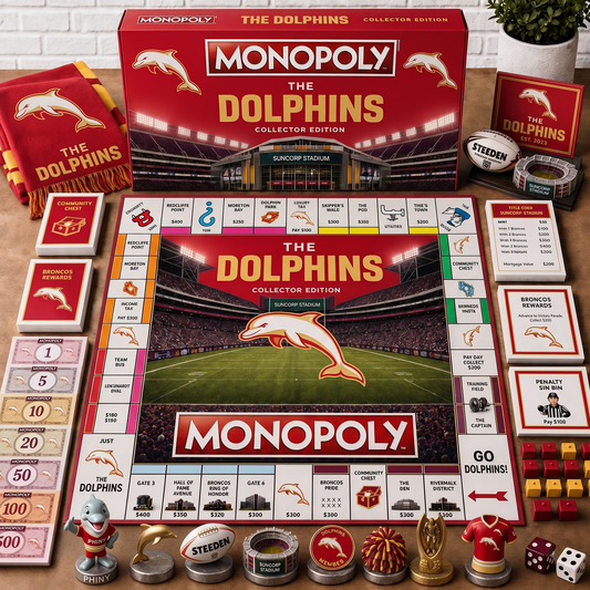 Premium NRL DP Monopoly Collector Edition Board Game