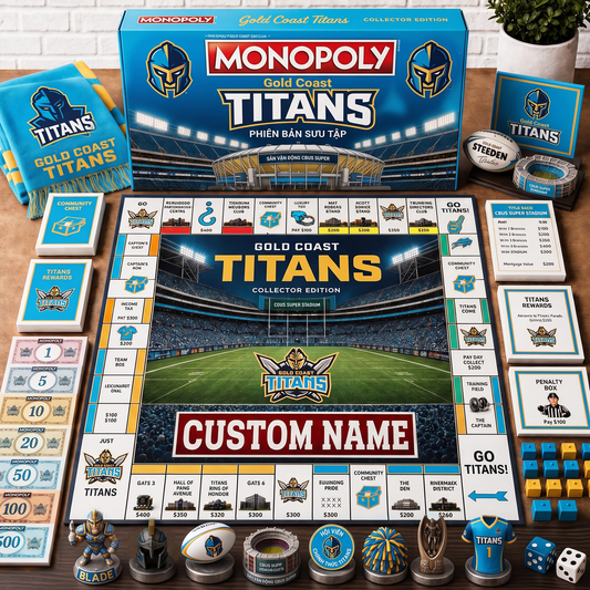 Premium NRL GCT Collector’s Edition Board Game Custom name