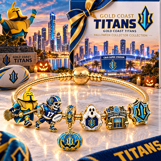 Premium NRL GCT Halloween Gold Charm Bracelet Set V4