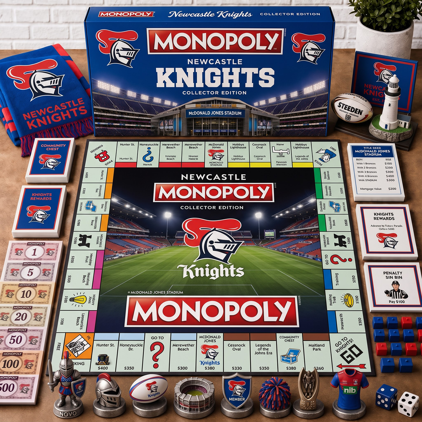 Premium NRL KN Monopoly Collector Edition Board Game