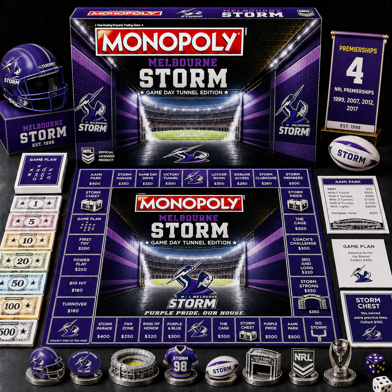Premium NRL MS Game Day Tunnel Broad Game V8