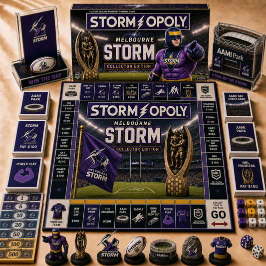 Premium NRL MS Hall of Fame Monopoly Collector’s Edition Board Game V12