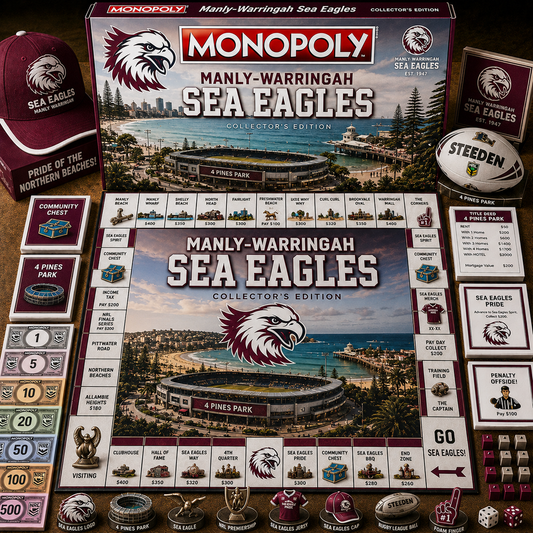 Premium NRL MWSE Legacy Monopoly Collector’s Edition Board Game V2